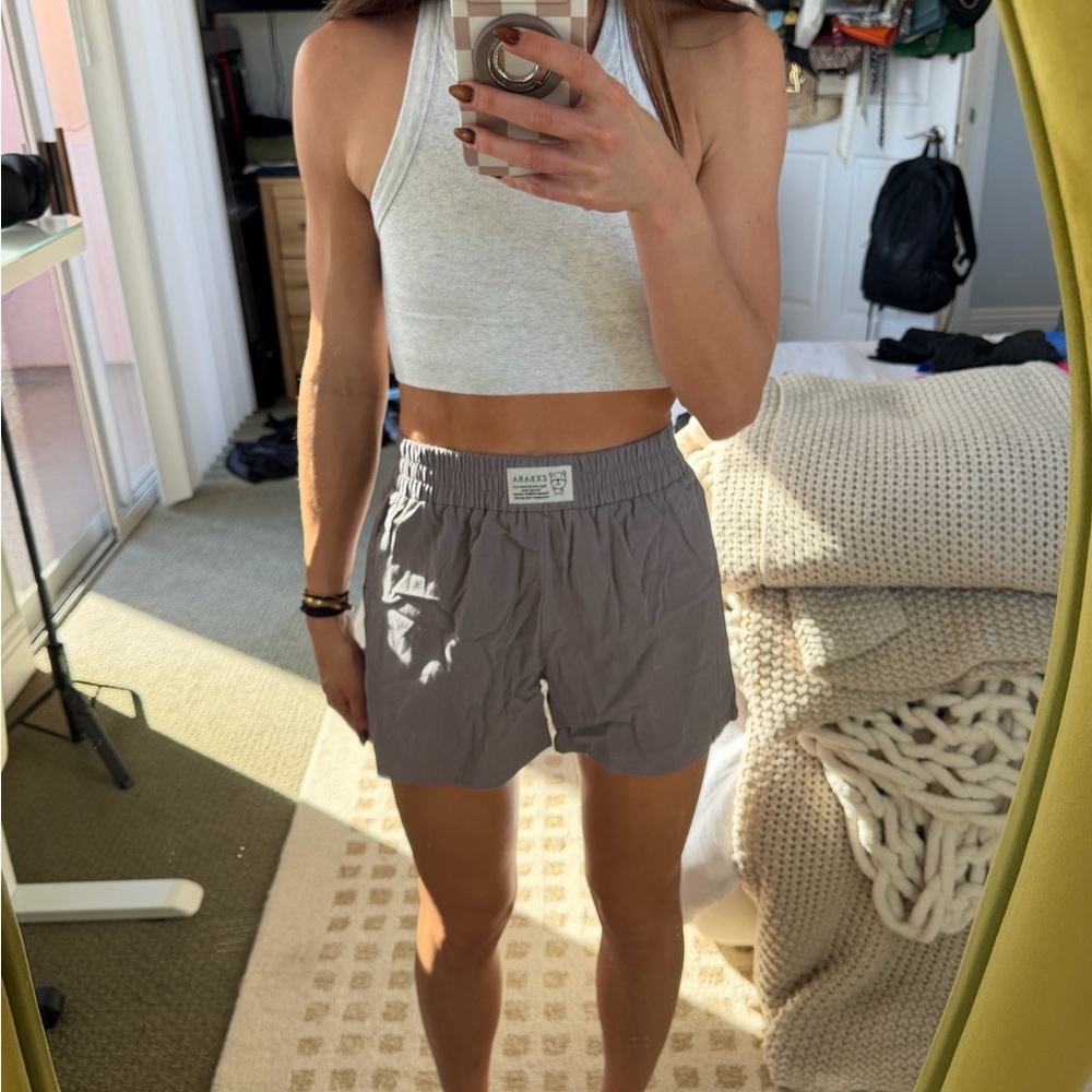 Gray Boxer Shorts
